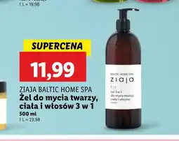 Lidl Żel do mycia ciała Ziaja oferta