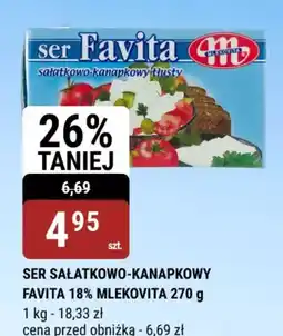 bi1 Ser sałatkowo-kanapkowy Favita 18% Mlekovita oferta