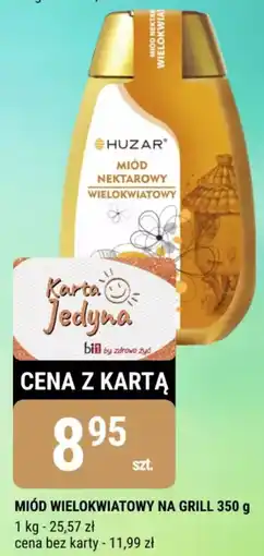 Miód wielokwiatowy na grill Huzar