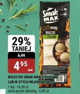 Bułeczki Smak Mak z ziołami lub w stylu włoskim