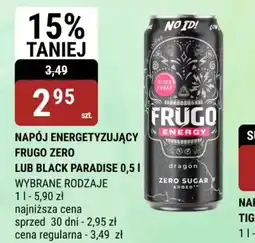 bi1 Napój energetyzujący Frugo Zero lub Black Paradise oferta