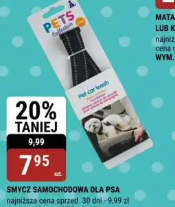 Smycz samochodowa dla psa