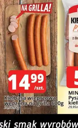 Szyneczka Kiełbasa wieprzowa wędzona na grilla oferta