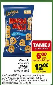 Carrefour Express Chrupki original Lorenz Monster Munch oferta