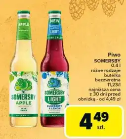 Carrefour Express Piwo SOMERSBY oferta
