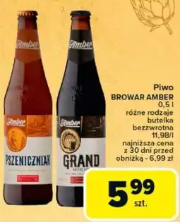Carrefour Express Piwo BROWAR AMBER oferta
