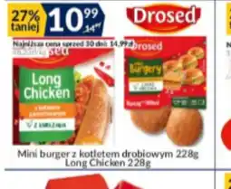 Sużyw Mini burger z kotletem drobiowym Drosed oferta
