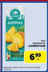 Carrefour Express Sok ananasowy Carrefour Classic oferta