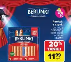 Carrefour Parówki z szynki Morliny Berlinki oferta