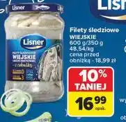 Carrefour Wiejskie filety śledziowe w oleju z cebulką Lisner oferta
