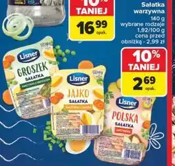 Carrefour Sałatka jarzynowa z groszkiem Lisner oferta