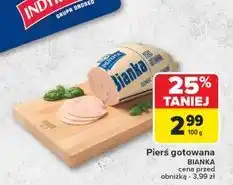 Carrefour Pierś z indyka gotowana bianka Indykpol oferta