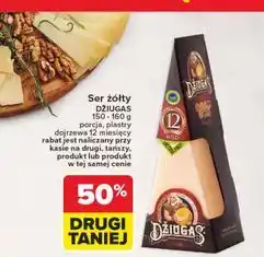 Carrefour Ser twardy dojrzewający 12 miesięcy Dziugas oferta