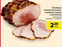 Carrefour Kiełbasa śląska z wołowiną Stanisławów oferta
