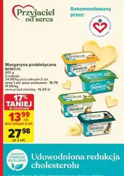 Carrefour Margaryna 100% roślinna Benecol oferta