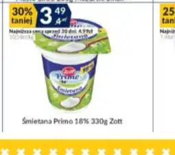 Sużyw Smietana Primo 18% Zott oferta