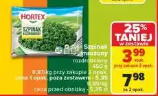 Carrefour Szpinak rozdrobniony Hortex oferta