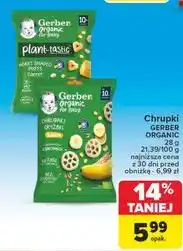 Carrefour Chrupki bananowe Gerber Organic oferta