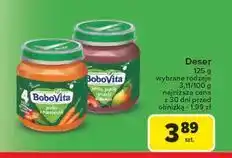 Carrefour Deser jabłka-jagody-gruszki williamsa Bobovita oferta
