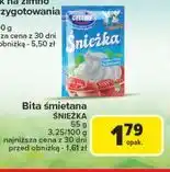 Carrefour Bita śmietana śnieżka Gellwe oferta