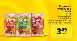 Carrefour Krakersy wielozbożowe papryka, zielona cebulka i pomidor Lay's Oven Baked (Prosto Z Pieca) oferta