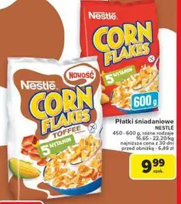 Carrefour Płatki śniadaniowe toffi Corn Flakes (Nestle) oferta