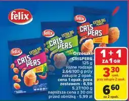 Carrefour Orzeszki classic paprika Felix Crispers oferta