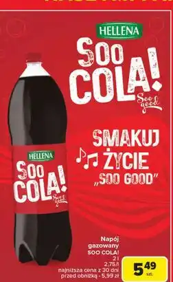 Carrefour Napój soo cola! Hellena oferta