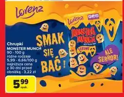 Carrefour Chrupki serowe Lorenz Monster Munch oferta