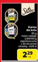 Carrefour Karma dla kota z łososiem Sheba Finesse oferta
