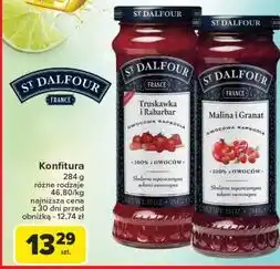 Carrefour Konfitura owocowa rapsodia malina i granat St. Dalfour oferta