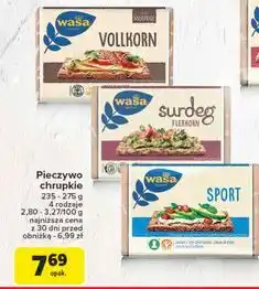 Carrefour Pieczywo chrupkie żytnie original Wasa oferta