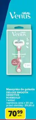 Carrefour Maszynka do golenia deluxe smooth sensitive rosegold Gillette Venus Smooth oferta