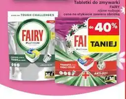 Carrefour Tabletki do zmywarek lemon Fairy Platinum Plus oferta