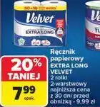 Carrefour Ręcznik papierowy Velvet Extra Long oferta