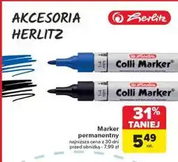 Carrefour Marker colli niebieski Herlitz oferta