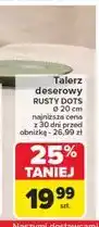 Carrefour Talerz deserowy rusty dots 20 cm Florina (Florentyna) oferta