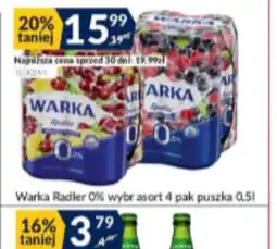 Sużyw Warka Radler 0% oferta