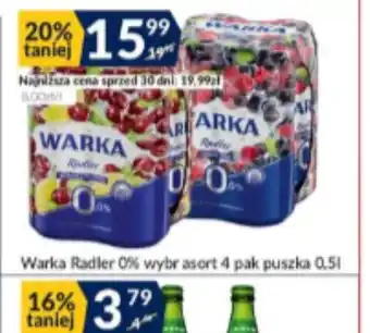 Sużyw Warka Radler 0% oferta