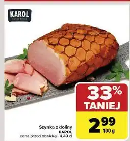 Carrefour Szynka z doliny Karol oferta