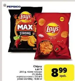 Carrefour Chipsy chilli & lime Lay's Max Strong oferta