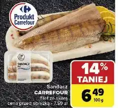 Carrefour Sandacz filet ze skórą Carrefour Targ Świeżości oferta
