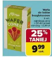 Carrefour Wafle do lodów bezglutenowe Miran oferta