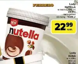 Carrefour Lód Nutella oferta