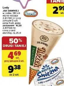 Carrefour Rożek bakaliowy Bracia Koral Lody Jak Dawniej oferta