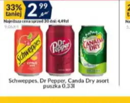 Sużyw Schweppes, Dr Pepper, Canada Dry oferta