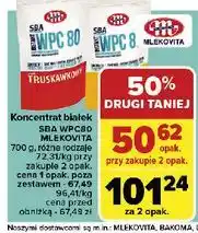 Carrefour Odżywka białkowa wpc 80 truskawkowa Mlekovita Sba oferta
