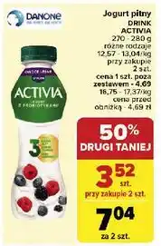 Carrefour Jogurt owoce leśne Danone Activia oferta