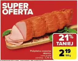 Carrefour Polędwica sopocka Pekpol oferta