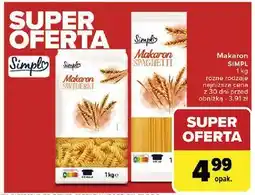 Carrefour Makaron spaghetti Simpl oferta